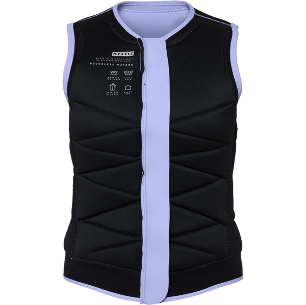 2026 Mystic Womens Juice Front Zip Wake Impact Vest 35005.240221 - Iris Blue
